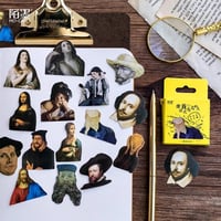 ستكرات لفنانين مشهورين - 45 حبه (حجم صغير)