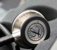 كتابة الاسم علي سماعة ليتمان - Stethoscope Laser E...