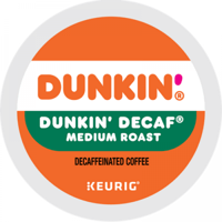 كبسولات دانكن خاليه منزوعة الكافيين حمصة متوسطة 22...