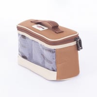 شنطة علب بهارات 3 علب قماش بوليستر رملي