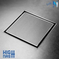 صفاية استانلس ستيل 15*15 مربع بلاط مع رداد عالي ال...