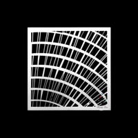 238 - ورق استنسل زخرفة 13سم * 13سم