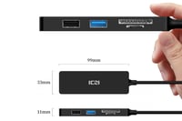 موزع تايب سي الى 5 منافذ USB-C TO HDMI
