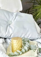 طقم مفارش عرائس كينج سايز Mihrimah أزرق