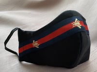 كمامة سوداء مع شريط black mask with band