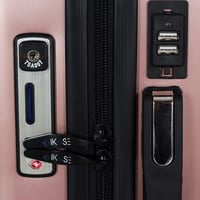 حقيبة سفر ذكية من Ikase - وردي