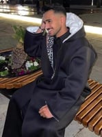 فروة كحلي رجالي سدو