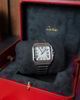 ساعة كارتير سانتوس - ميناء ابيض