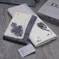 هديه شتويه فاخره طقم قماش ديور وشال كشميري