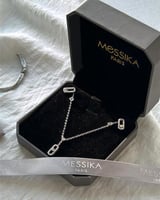 طقم سلسال وحلق فاخر للنساء ميسيكا