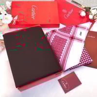 طقم شتوي قماش وشماغ كارتير