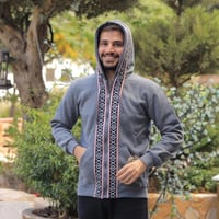 هودي رجالي شتوي بسحاب فاخر