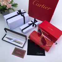 طقم قلم ونظاره كارتير مع التغليف