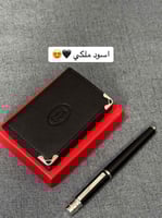 طقم رجالي قلم وبوك كارتير اسود