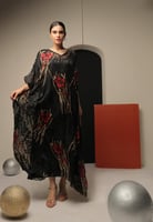 جلابية شيفون ناعم مشجرة من PEERLESS- 21467