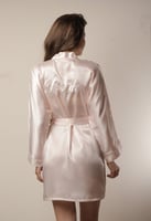 روب قصير بكتابة من الظهر من Leydia - 11015SK