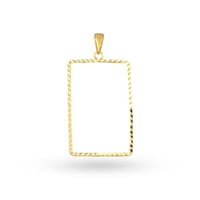 إطار سبيكة متعرج مائل (15.55 غرام) عيار 21