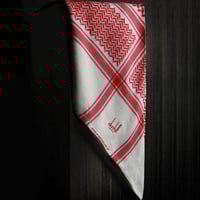 شال دنهل كشميري أحمر شتوي