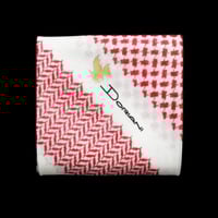 شماغ شتوي دورياني احمر بيج 2