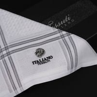 شماغ تيسوتي أبيض رمادي ST1W2