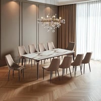 طاولة طعام رخام 10 كرسي -SH