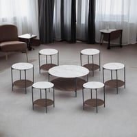 طقم طاولات سيراميك و خشب 7 قطع : SHML