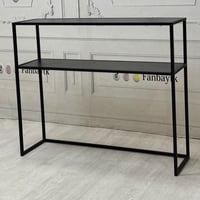 طاولة مدخل حديد اسود