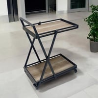 عربية تقديم خشب -حديد-FKRAH