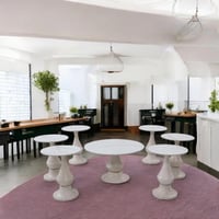 طقم طاولات سيراميك 1 + 6 : SHA-030S