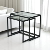 طقم طاولة جانبية متداخلة بلمسة عصرية