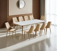 طاولة طعام بديل رخام 10 كرسي-SH