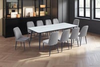 طاولة طعام رخام 10 كرسي-SH