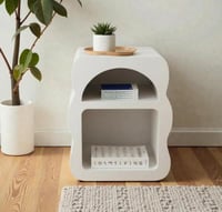 كومودينو خشب متموج