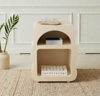 كومودينو خشب متموج