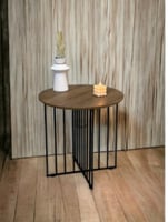 طاولة جانبية حديد اسود