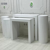 طقم طاولات واستاندات استقبال (5 قطع)