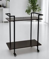 عربية تقديم بلون أسود