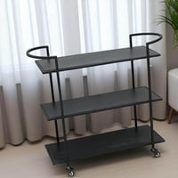 عربية تقديم 3دور خشب اسود(ترولي)