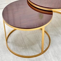 طقم طاولتين متداخلتين