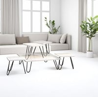 طقم طاولات القهوة الأنيق