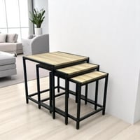 طقم طاولات خشب