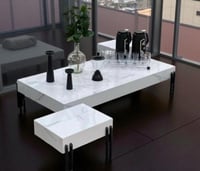 طقم طاولات ضبافه ارضي (5قطع)