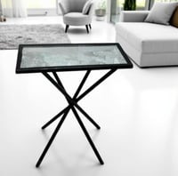 طاولة خدمة اسود مقاس :16* 45 * 56 ارتفاع