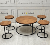 طقم طاولات 5 قطع