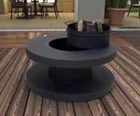 منقل حطب حديد