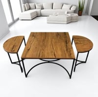 طقم طاولات خشب