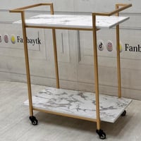 عربة تقديم ضيافة دورين جوانب أنيقة