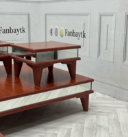 طقم طاولات 1 +4 خشب-FANBAYTK