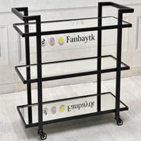 عربية تقديم ترولي 3 دور زجاج مراية