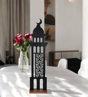 استاند مسجد اسود بقاعدة بني مقاس 98 سم